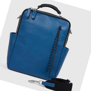 Men's Ecco CERAMIC TECH-BAG COMPACT Handbag Blue | Canada 732OKI